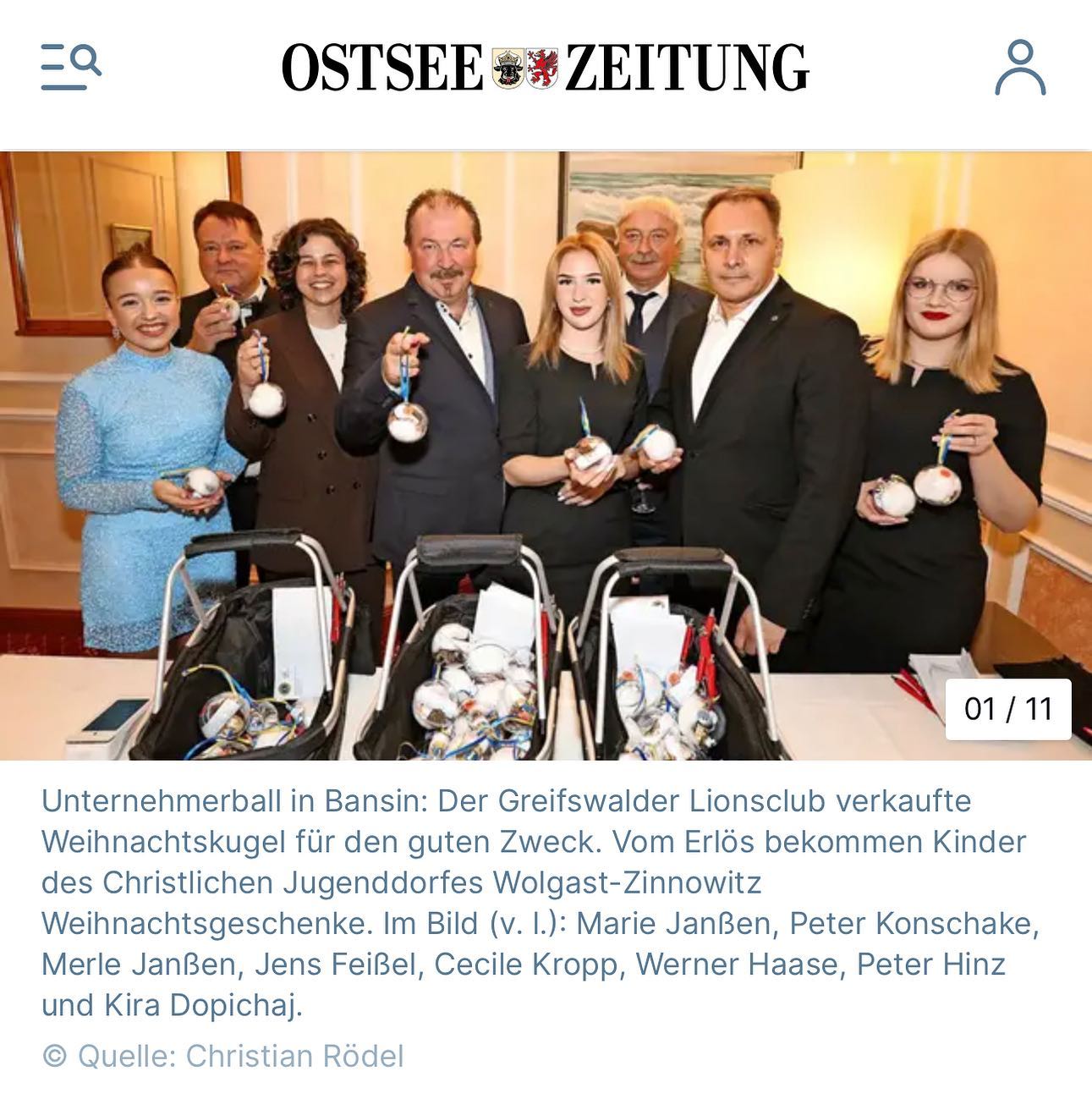 Ganz herzlichen Dank dem Unternehmerverband Vorpommern e.V. für die Möglichkeit, auf dem Ball der …